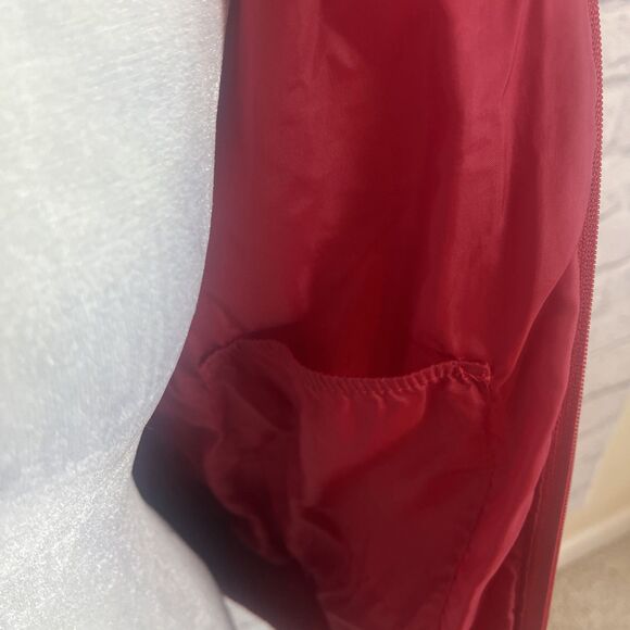 Zeka Of California Women’s Red Quilted Bomber Aviator Style Jacket Size Large - Picture 7 of 11